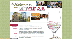 Desktop Screenshot of koelnwein.com