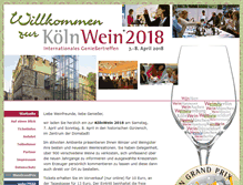 Tablet Screenshot of koelnwein.com